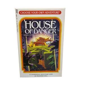 House of Danger A Choose Your Own Adventure Strategy Board Card Game Complete